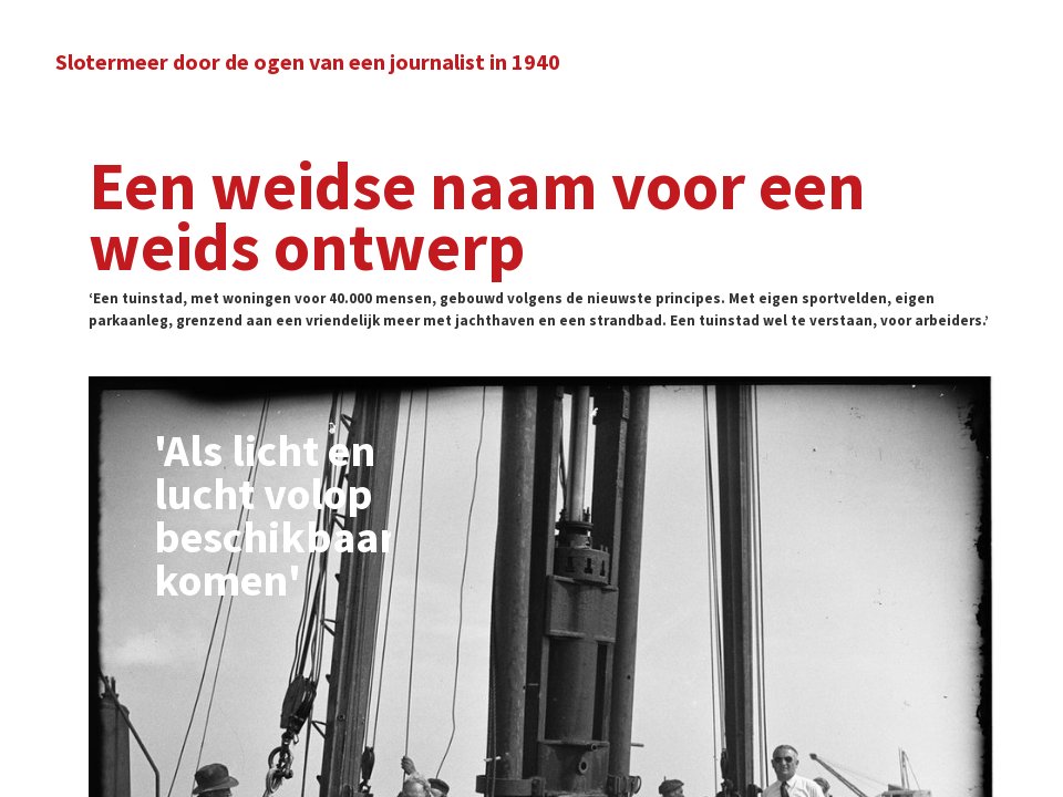 Geschiedenis - Ons Verhaal-Van Deyssel
